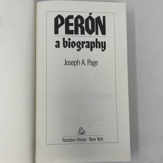 Peron: A Biography