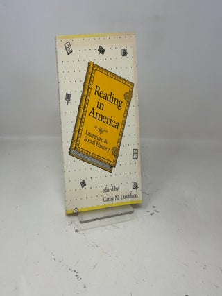Reading in America: Literature and Social History