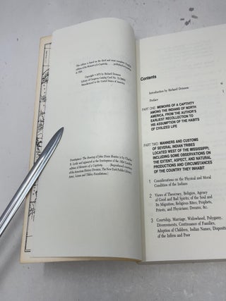 Memoirs of a Captivity Among the Indians of North America