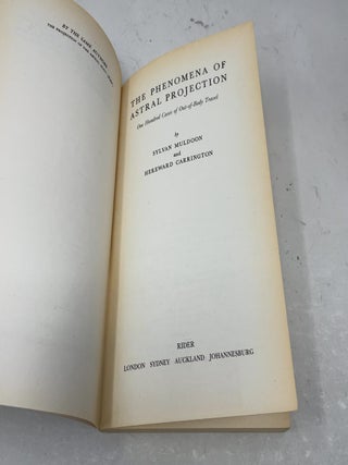 The Phenomena of Astral Projection