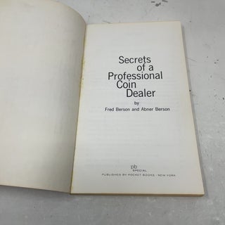 Secrets of a Professional Coin Dealer