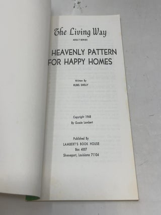 The Living Way: A Heavenly Pattern for Happy Homes