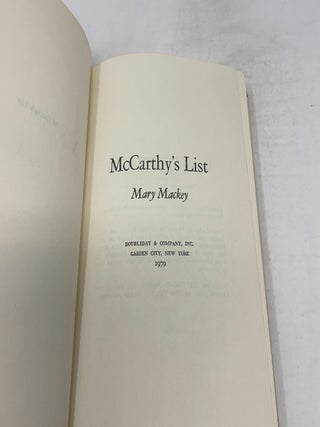 McCarthy's List