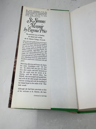 St. Simons Memoir: The Personal Story of Finding the Island and Writing the St. Simons Trilogy of No
