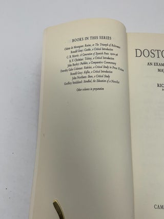 Dostoyevsky. An Examination of the Major Novels