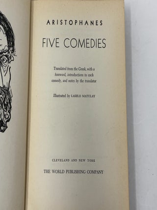Aristophanes: Five Comedies (The Living Library)