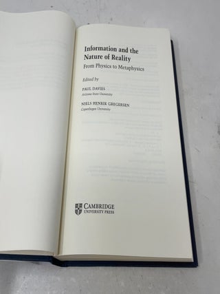 Information and the Nature of Reality: From Physics to Metaphysics