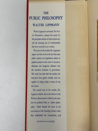 The Public Philosophy: On the Decline and Revival of the Western Society (An Atlantic Monthly Press Book)
