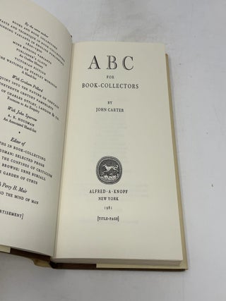 ABC for Book-collectors
