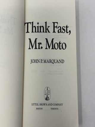 Think Fast, Mr. Moto