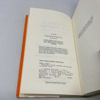 Encyclopedia of fruits, vegetables, nuts, and seed