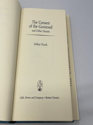 The Consent of the Governed and other deceits