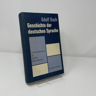 Geschichte Der Deutschen Sprache