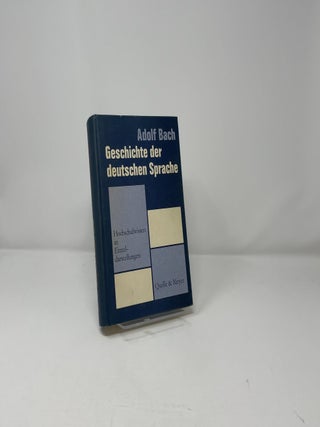 Geschichte Der Deutschen Sprache