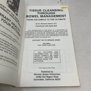 Tissue Cleansing Through Bowel Management