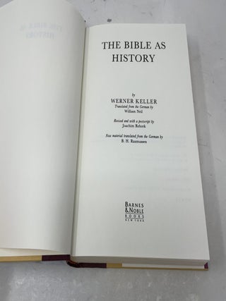 The Bible As History