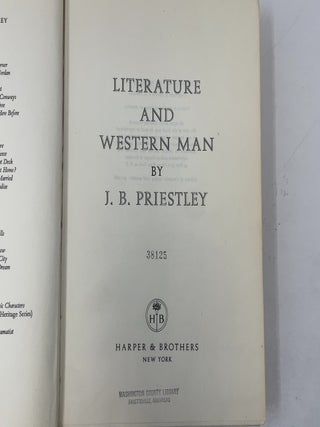 Literature and Western Man