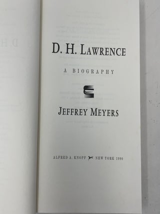 D. H. Lawrence: A Biography