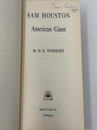Sam Houston: American Giant
