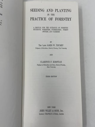 Seeding and Planting in the Practice of Forestry