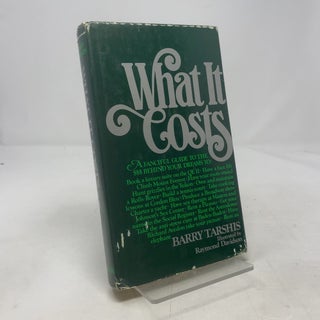 Item #422513 What It Costs. Barry Tarshis