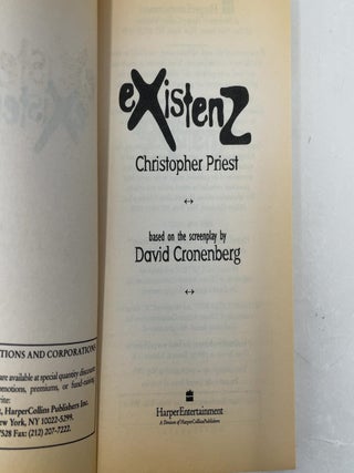 eXistenZ: A Novelization
