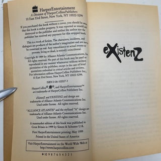 eXistenZ: A Novelization