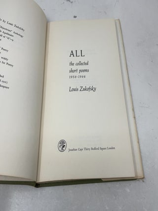 All the Collected Short Poems 1956-64
