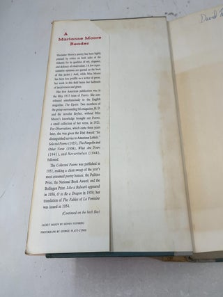 A Marianne Moore Reader