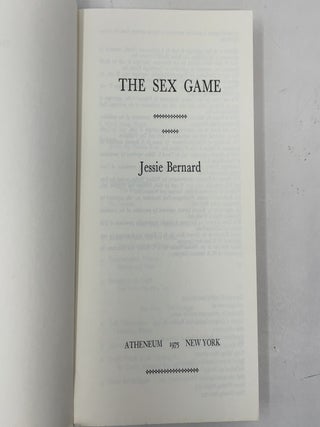 Sex Game Communication Between the Sexes