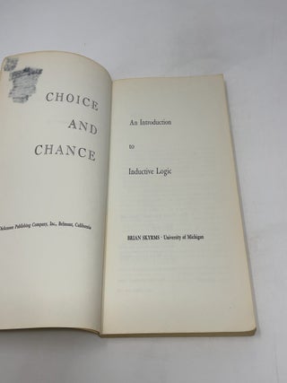 Choice and Chance