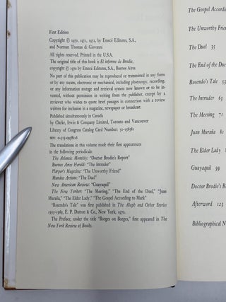Doctor Brodie's Report