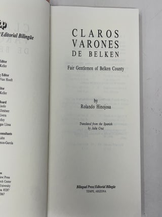 Claros Varones De Belken/Fair Gentlemen of Belken County