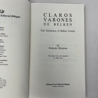 Claros Varones De Belken/Fair Gentlemen of Belken County