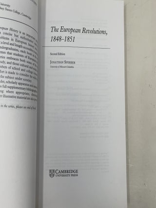 The European Revolutions, 1848-1851