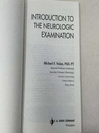 Introduction to the Neurologic Examination
