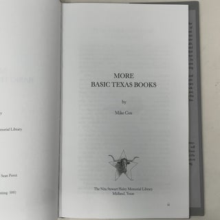More Basic Texas Books
