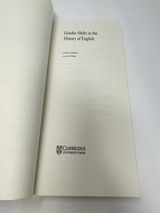 Gender Shifts in the History of English
