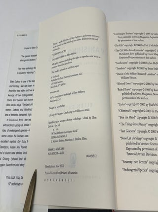 Vanishing Acts: A Science Fiction Anthology