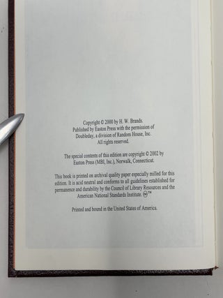 The First American: The Life and Times of Benjamin Franklin (Easton Press)