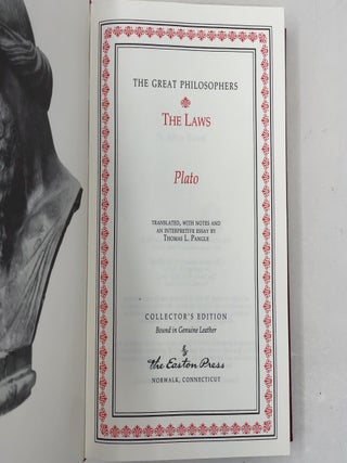 The Great Philosophers: Plato (Easton Press)