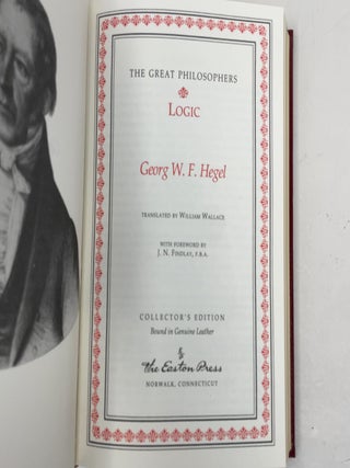 The Great Philosophers: Georg W. F. Hegel (Easton Press)