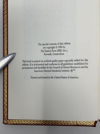 English Poetry: Volume 3, From Tennyson to Whitman (Easton Press)