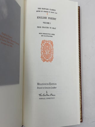 English Poetry: Volume 1, from Chaucer to Gray (Easton Press)