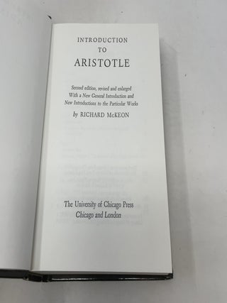 Selections ; Introductions to Aristotle