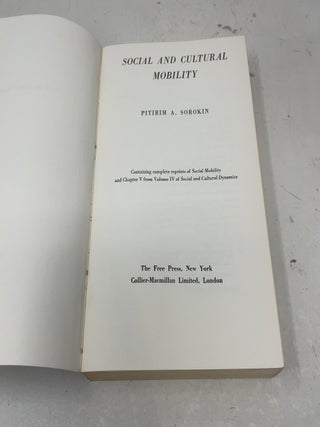 Social and Cultural Mobility
