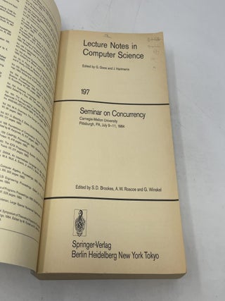 Seminar on Concurrency