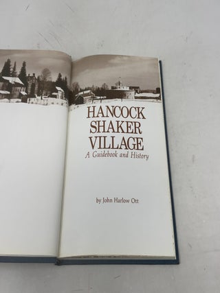 Hancock Shaker Village Guide Book in History