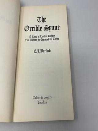 The Orrible Synne: A Look at London Lechery from Roman to Cromwellian Times