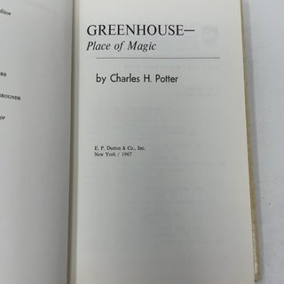 Greenhouse: Place of Magic